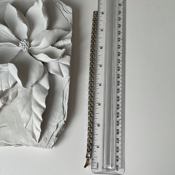 Napier Silver And Gold Tone Link Chain Bracelet - Picture 3 of 8